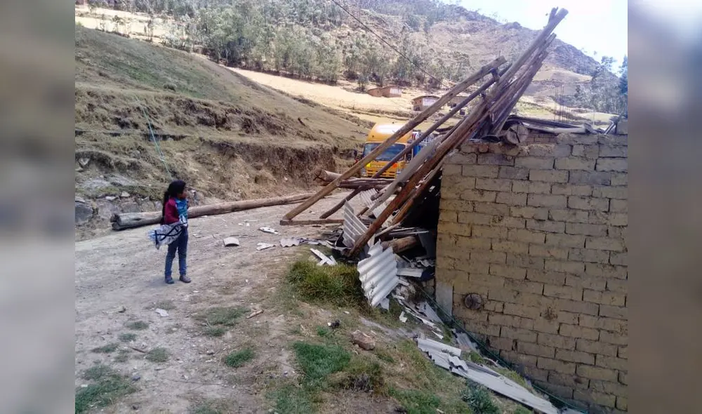 techo destruido vientos otuzco techo destruido vientos otuzco