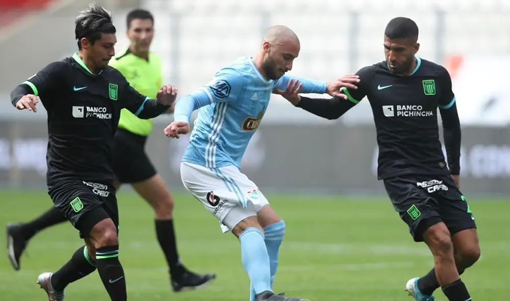 Sporting Cristal y Atlético Grau juegan en el estadio San Marcos por la Liga 1. Foto: Liga 1.
