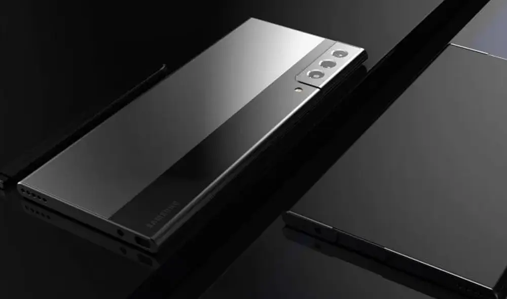 El posible smartphone enrollable de Samsung tendrá lápiz óptico. Foto: LetsGoDigital