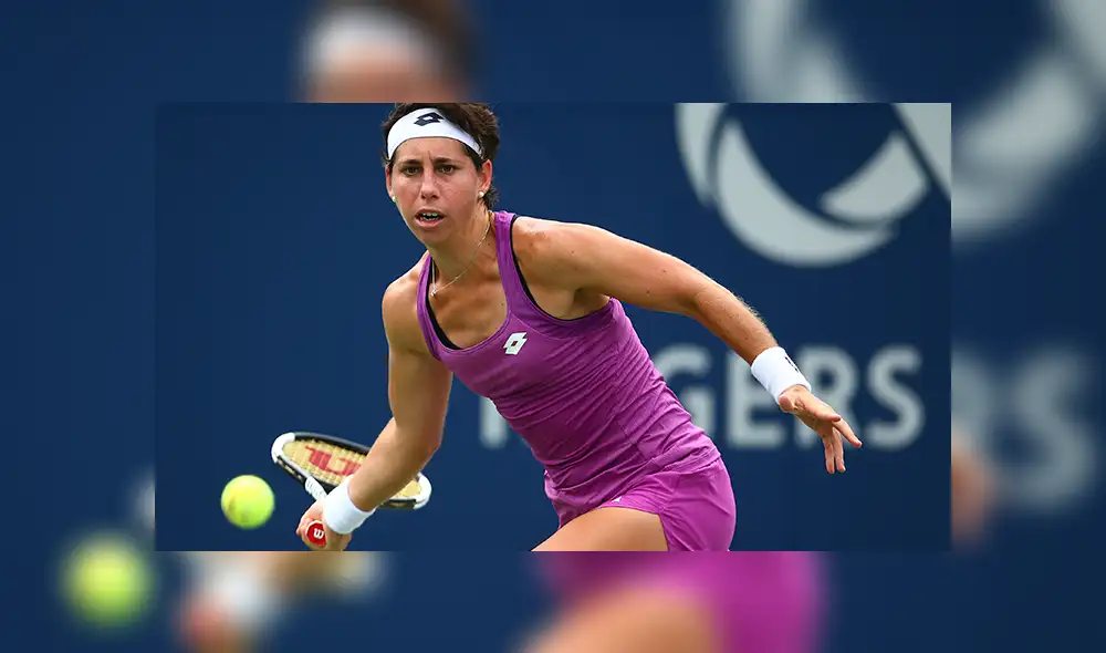 La española Carla Suárez Navarro fue multada por la falta de esfuerzo en su primer partido del US Open.