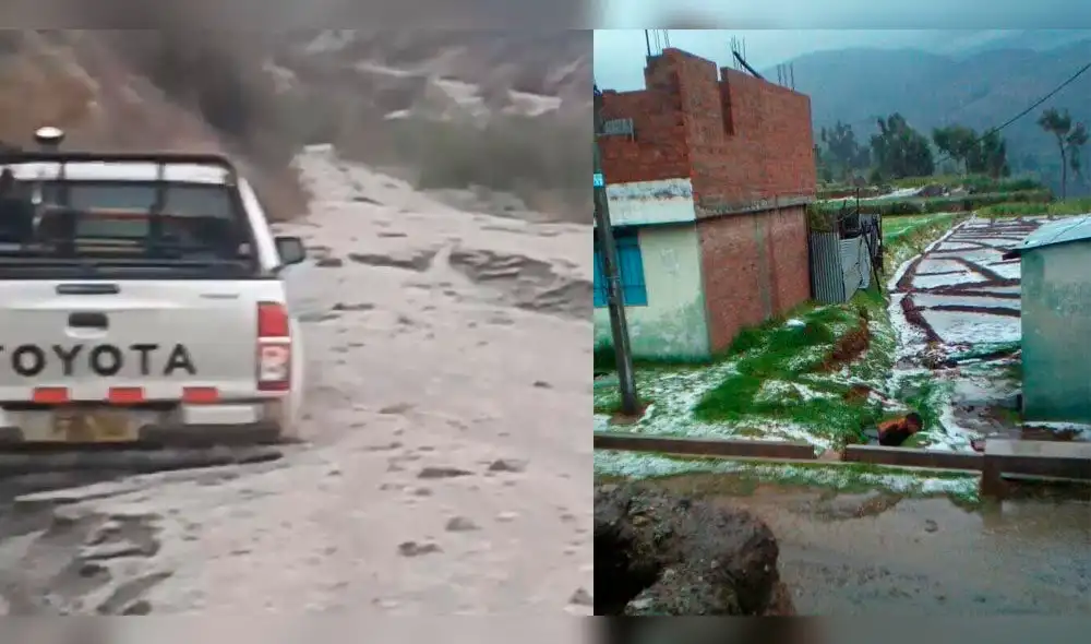 Intensas lluvias y huaicos aíslan poblados e inundan casas en Moquegua [VIDEOS]