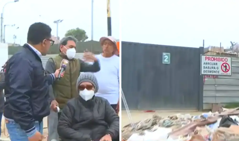 Callao: vecinos denuncian que viven rodeados de basura y desmonte en obras del Línea 2 del Metro de Lima | Municipalidad de Bellavista. Foto: composición LR/*capturas de "Latina noticias"