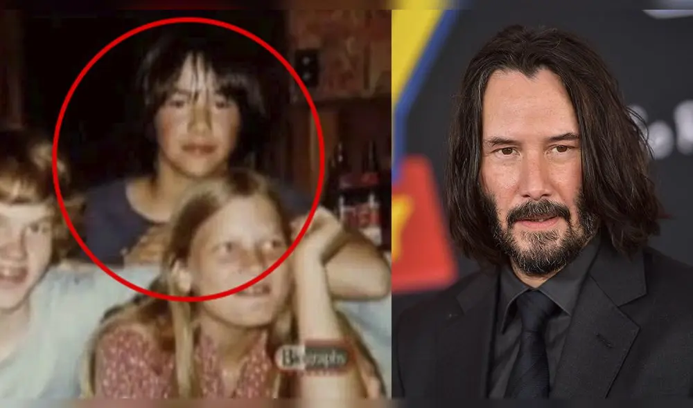 Keanu Reeves y las fotos de su infancia que circulan en la red Keanu Reeves y las fotos de su infancia que circulan en la red
