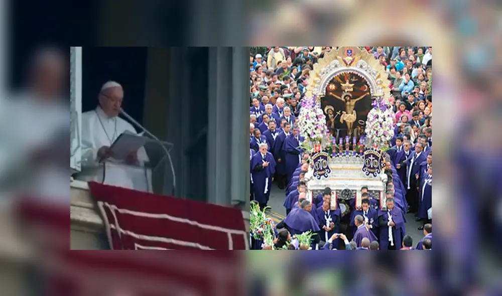 Papa Francisco saluda al Perú por festividad del Señor de los Milagros [VIDEO]