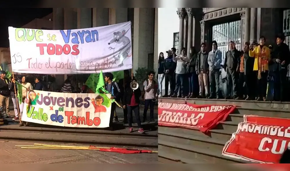Arequipa y Cusco se sumaron a marcha ¡Que se vayan todos!