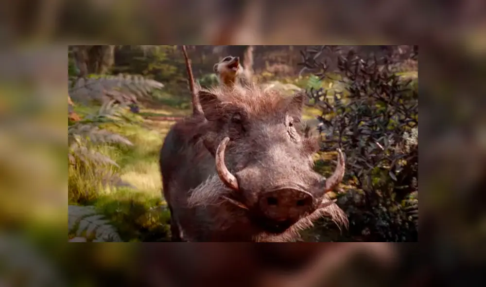Timón y Pumba aclamados por cantar "Hakuna Matata". Créditos: Disney