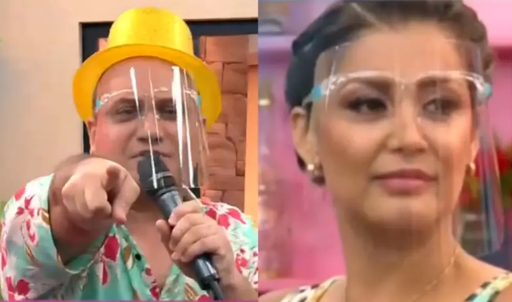 Karla Tarazona y Kurt Villavicencio se disputan un duelo de rap. Foto: Panamericana.