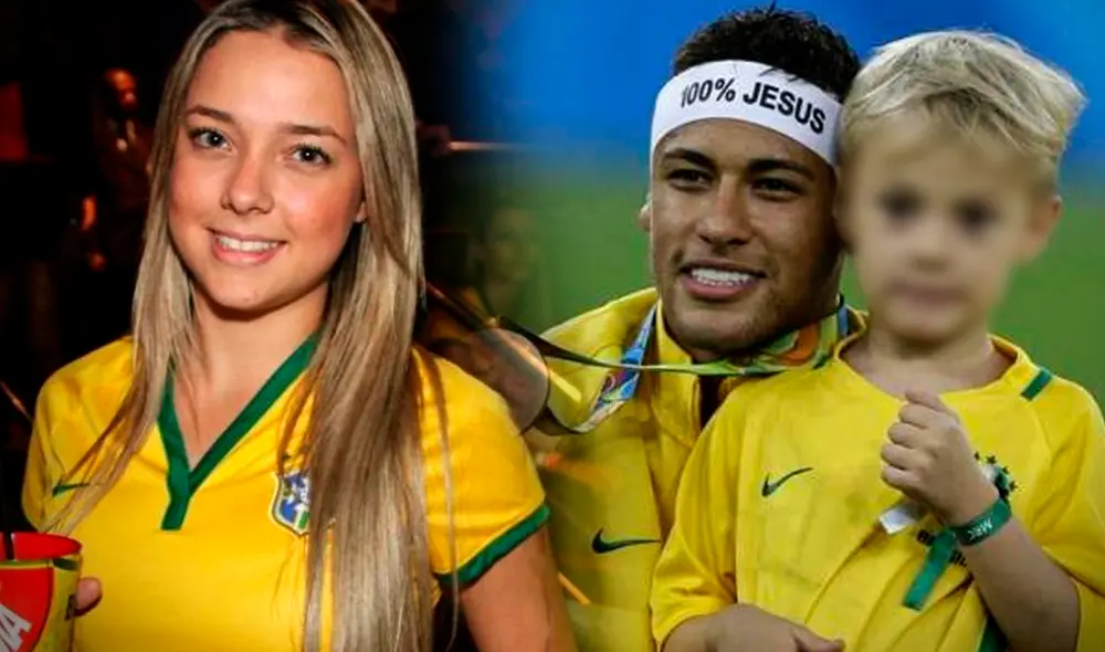 Neymar se convirtio en padre a los 19 años. Foto: composición LR/ @neymarjr @candantas/ Instagram