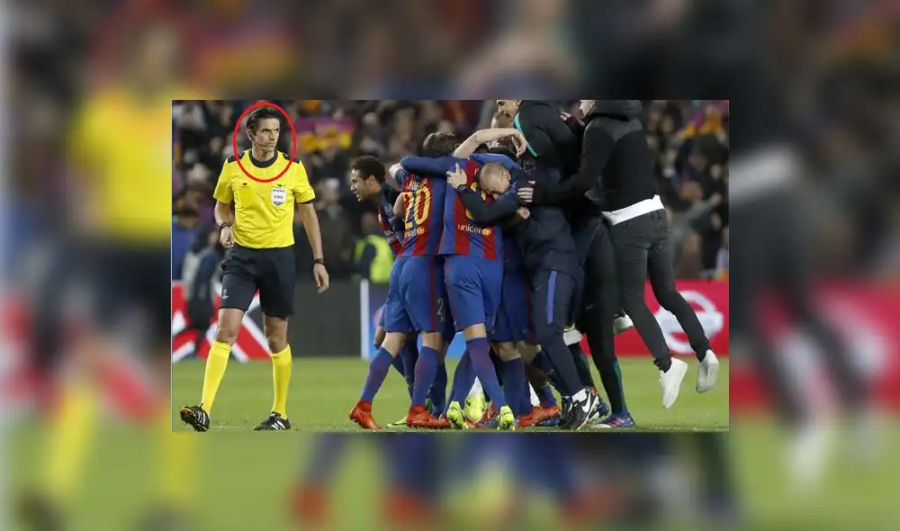 UEFA analiza suspender al árbitro del Barcelona-PSG de la Champions League UEFA analiza suspender al árbitro del Barcelona-PSG de la Champions League