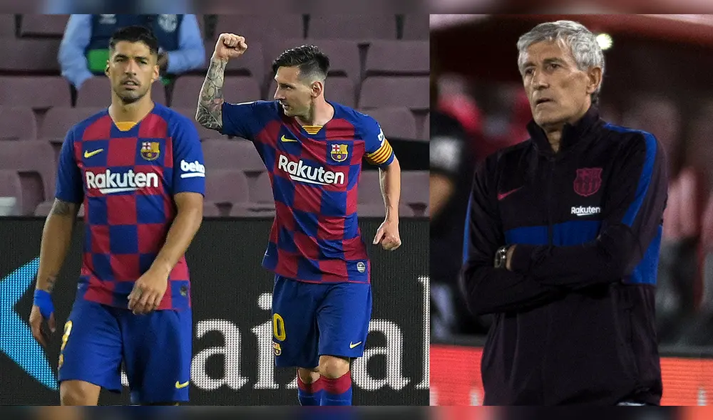 Barcelona: Quique Setién lanza advertencia luego de conocer el Sorteo de la Champions League. Foto: AFP