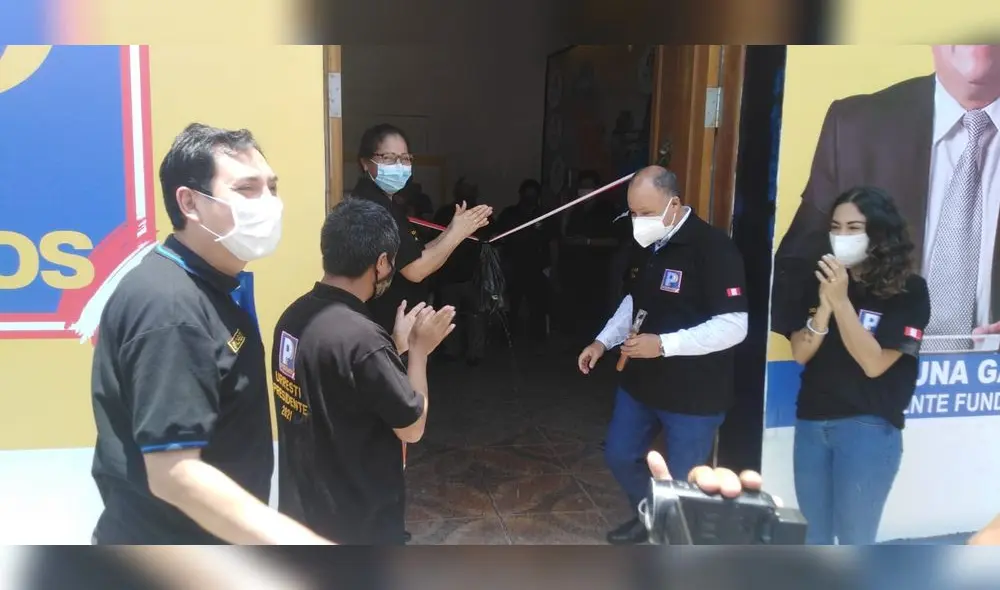 Partidarios de Podemos Perú inauguran local en Trujillo. Partidarios de Podemos Perú inauguran local en Trujillo.