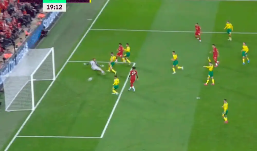 Liverpool vs. Norwich en vivo:  gol Mohamed Salah