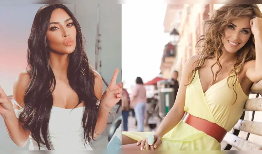 Anahí Puente y Kim Kardashian