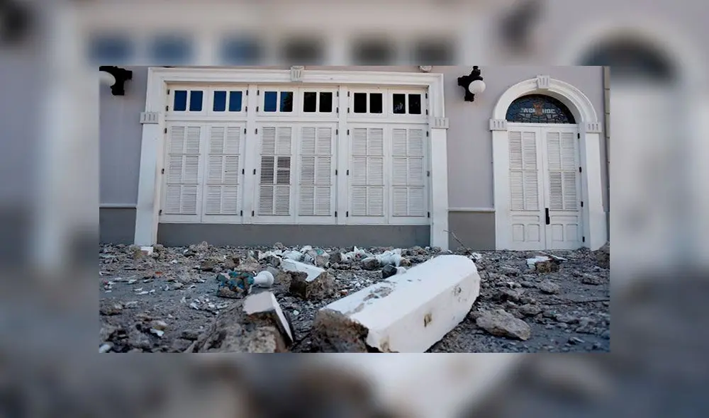 Varias edificaciones de Puerto Rico han sido derruidas. Foto: EFE Varias edificaciones de Puerto Rico han sido derruidas. Foto: EFE