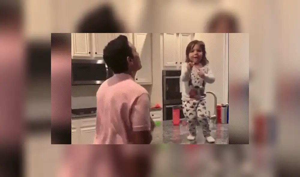 Facebook viral: madre vuelve a casa y ve a su esposo e hija en una enternecedora escena [VIDEO]