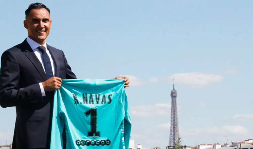 Keylor Navas es nuevo portero del PSG. (Créditos: Twitter)