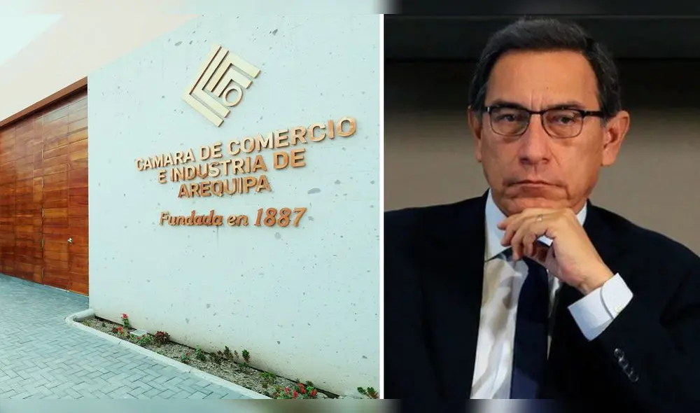 Cámara de Comercio de Arequipa se pronuncia tras declaraciones de Martín Vizcarra.