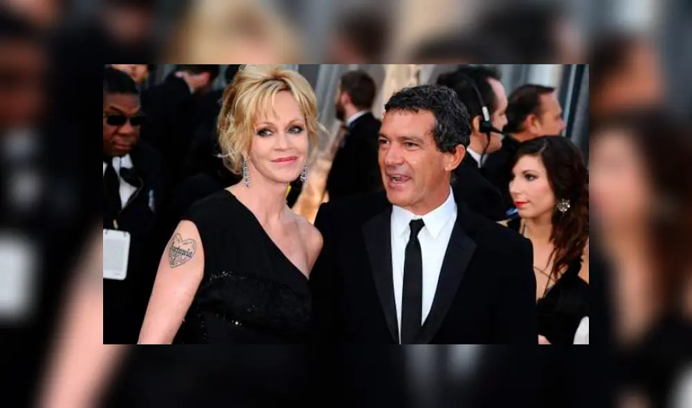 Melanie Griffith felicita a Antonio Banderas por nominación a los Premios Oscar