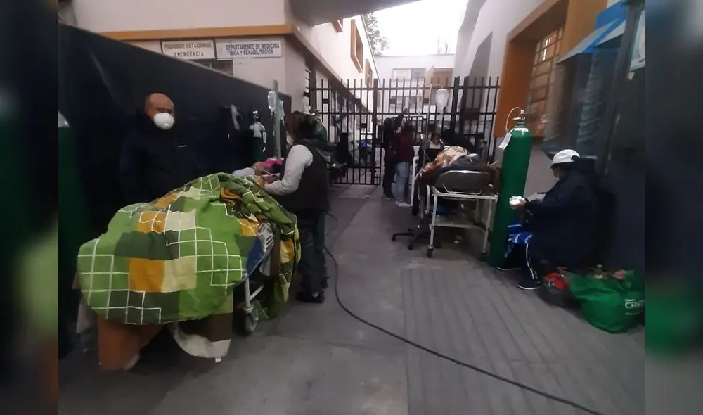 Hospital Honorio Delgado de Arequipa, está colapsado por alta cantidad de contagiados con coronavirus. Hospital Honorio Delgado de Arequipa, está colapsado por alta cantidad de contagiados con coronavirus.