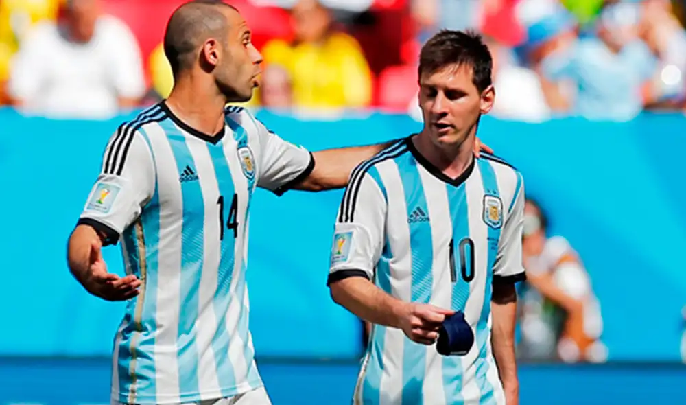 Lionel Messi y Javier Mascherano compartieron vestuario, tanto en el FC Barcelona como en la selección argentina. Foto: AFP. Lionel Messi y Javier Mascherano compartieron vestuario, tanto en el FC Barcelona como en la selección argentina. Foto: AFP.
