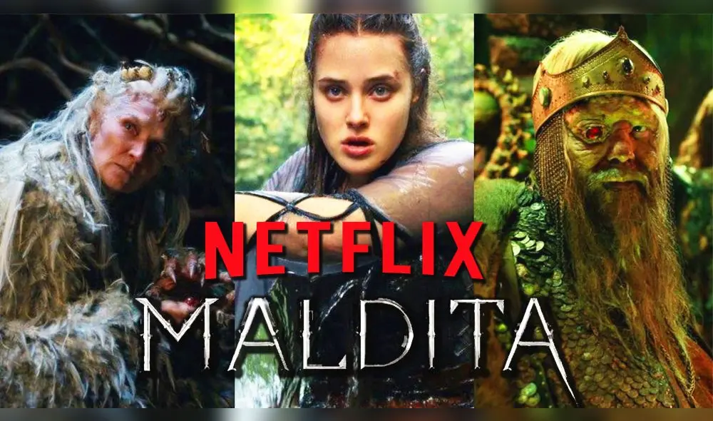 Cursed (2020), creado por Frank Miller y Tom Wheeler. Créditos: Composición / Netflix