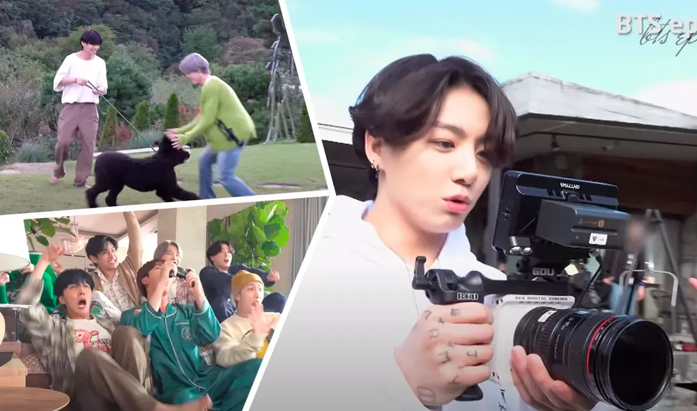 Detrás de cámaras de "Life goes on" se publicó en el canal de BTS, Bangtan TV. Foto: composición/capturas Big Hit