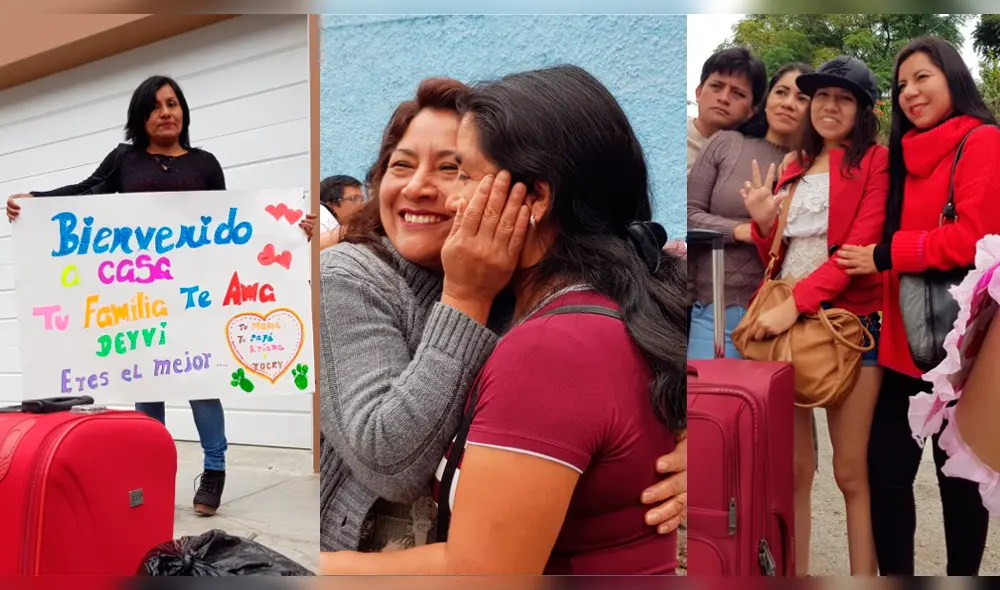Familiares y amigos se alegraron al ver a menores en casa. Familiares y amigos se alegraron al ver a menores en casa.