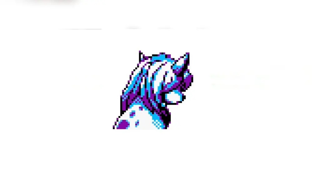 Sprite de Suicune en la beta de Pokémon Gold and Silver's de 1997.