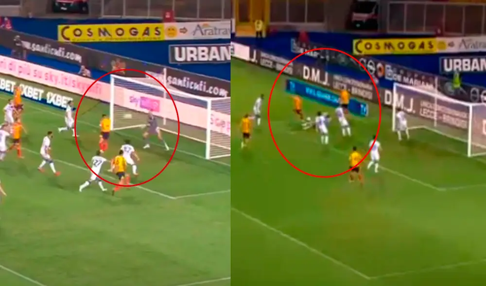 Gianluca Lapadula marcó un doblete en diez minutos en el partido del Lecce contra Brescia por Serie A.