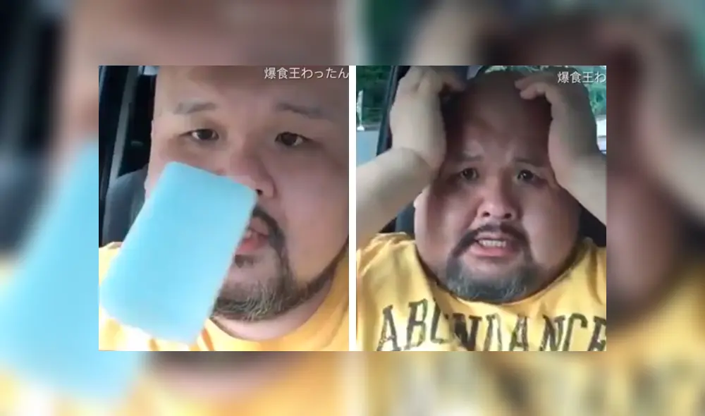 El hombre no se imaginó las dolorosas consecuencias que traería comerse un helado tan rápido. Foto: captura El hombre no se imaginó las dolorosas consecuencias que traería comerse un helado tan rápido. Foto: captura