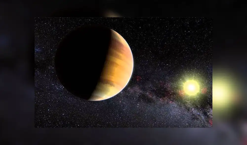 Dimidio fue descubierto en 1995 por los astrónomos suizos que acaban de recibir el Premio Nobel de Física 2019. Imagen: ESO.