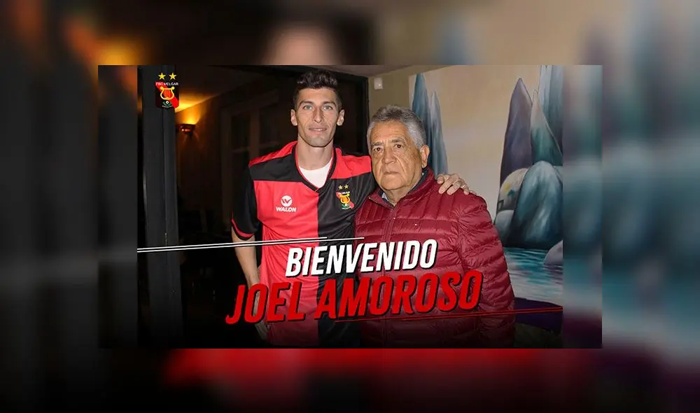 Joel Amoroso, nuevo jugador del Melgar Joel Amoroso, nuevo jugador del Melgar