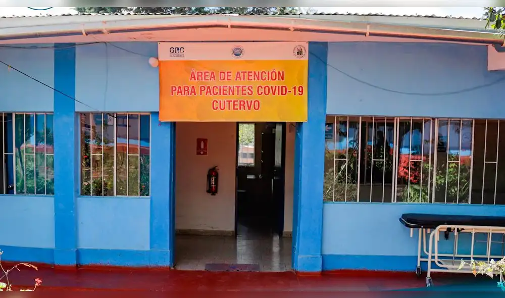 Área de atención pacientes COVID Cutervo