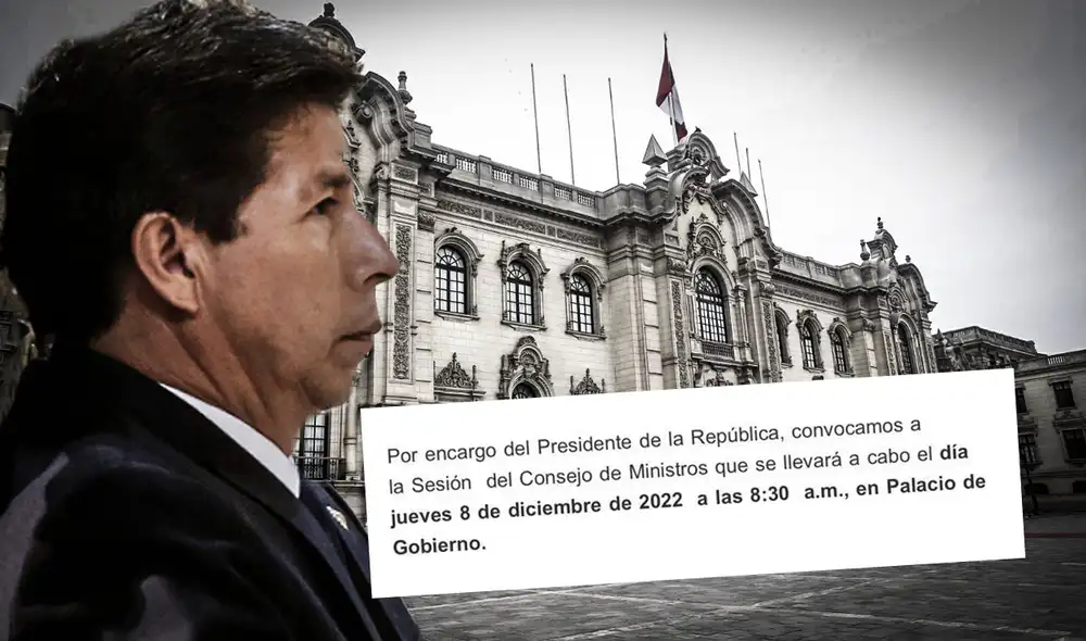 Pedro Castillo había citado al consejo de ministros recién para este jueves. Pedro Castillo había citado al consejo de ministros recién para este jueves.