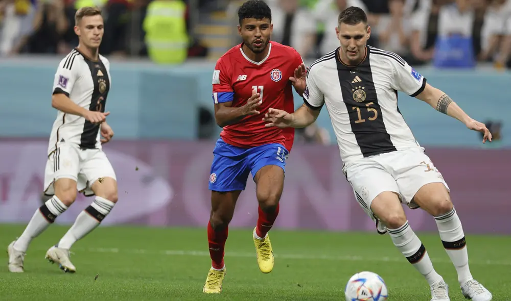 Alemania está ganando a Costa Rica y consigue su boleto a los octavos de final del Mundial Qatar 2022. Foto: EFE
