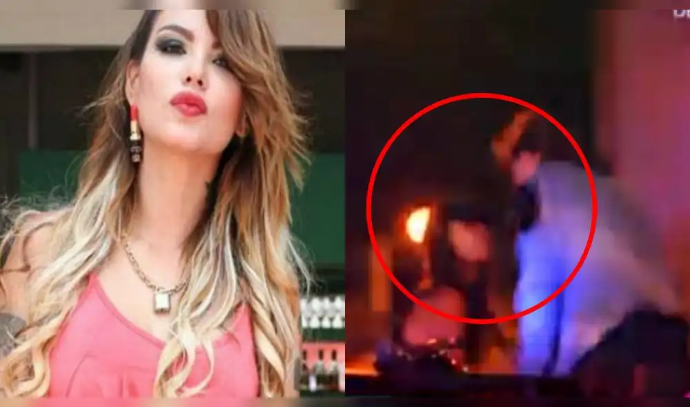 Angie Jibaja es captada besando a un joven en discoteca de Trujillo [VIDEO]