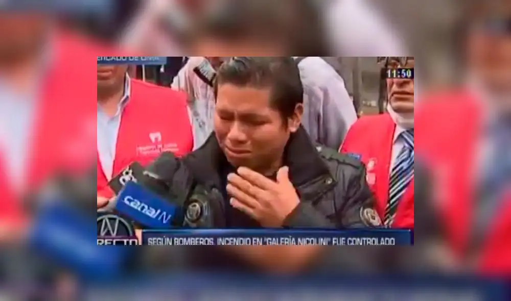 Desgarradora despedida de atrapado en incendio: “Cuiden a mi hija y que mi mamá no llore" [VIDEO]