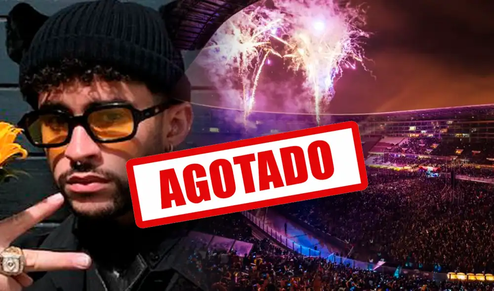 El fervor por Bad Bunny en Lima continúa y las entradas a su primer concierto se agotaron en minutos. Foto: composición LR/Bad Bunny/Instagram