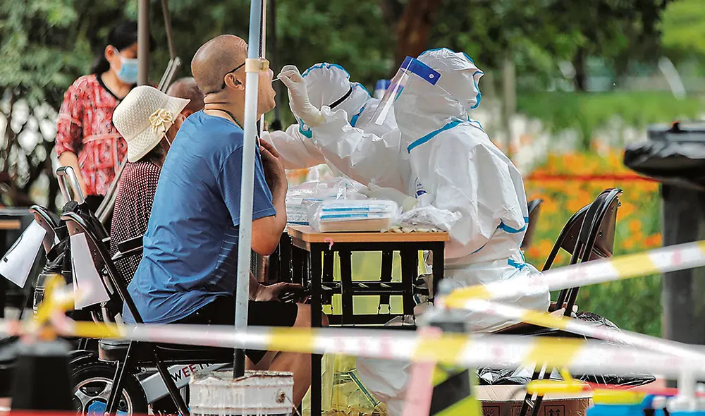 Acciones. Pekín reforzó su nivel de respuesta ante el rebrote. Foto: EFE. Acciones. Pekín reforzó su nivel de respuesta ante el rebrote. Foto: EFE.