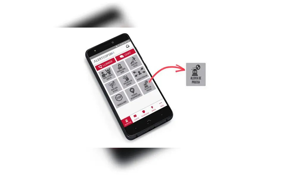 El aplicativo móvil tiene cinco funciones para alertar sobre diferentes delitos. (Foto: Ministerio del Interior de España) El aplicativo móvil tiene cinco funciones para alertar sobre diferentes delitos. (Foto: Ministerio del Interior de España)