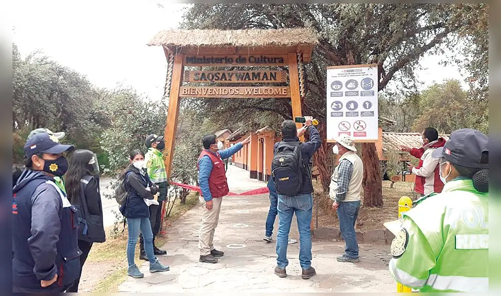 reabren. Fortaleza de Sacsayhuaman hoy reabre sus puertas para los turistas locales.