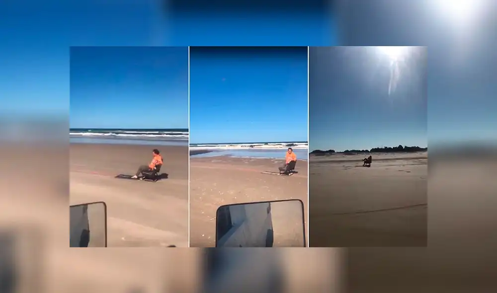Facebook: Hombre realiza un reto viral en la playa, y tiene terrible resultado [VIDEO] 