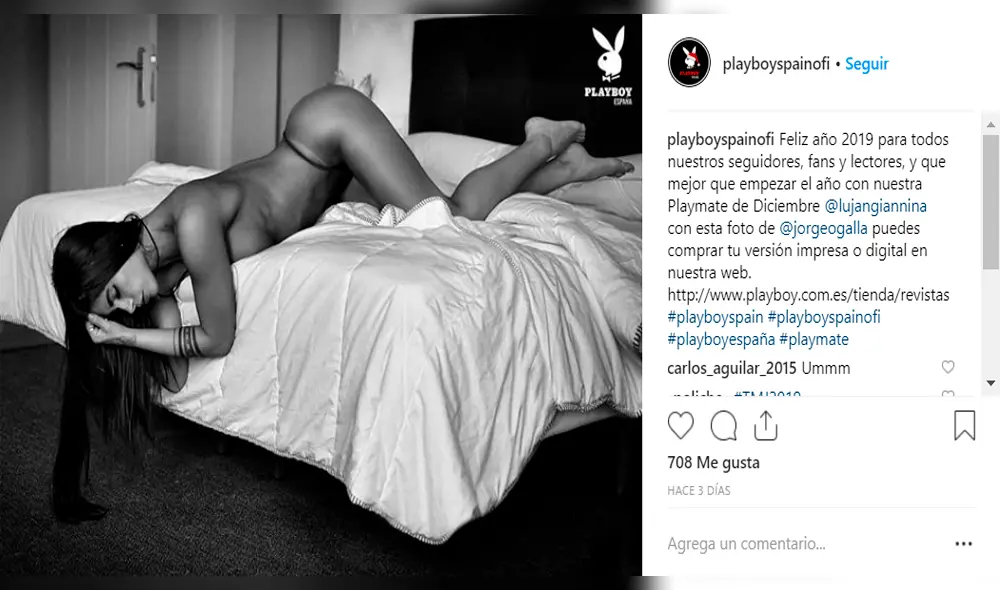 Giannina Luján y sus desafiantes retratos para PlayBoy [VIDEO]