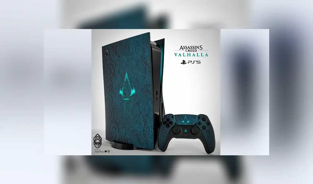 PS5 inspirada en Assasins Creed. Foto: XboxPope / Twitter. PS5 inspirada en Assasins Creed. Foto: XboxPope / Twitter.