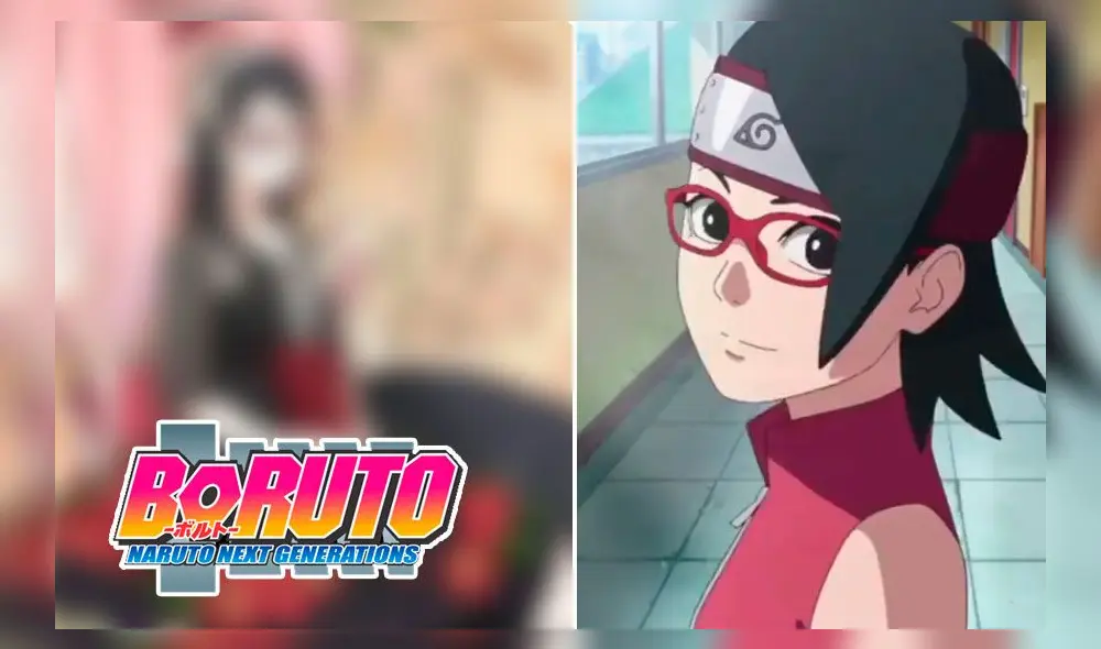 Sarada luce una apariencia adulta. Créditos: Composición Sarada luce una apariencia adulta. Créditos: Composición