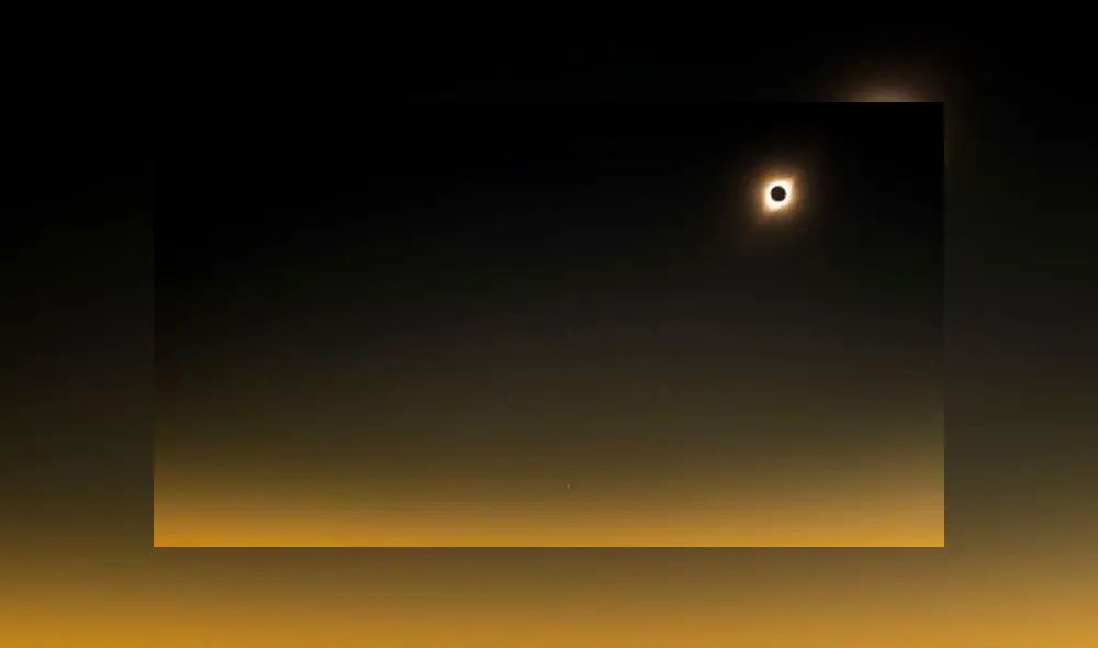 Eclipse solar 2019 desde Chile. Foto: AFP. Eclipse solar 2019 desde Chile. Foto: AFP.