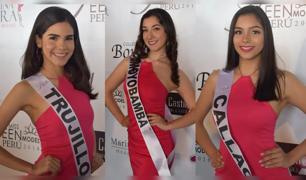 Todas las candidatas que se enfrentarán en el Miss Teen Model Perú 2018 [FOTOS]