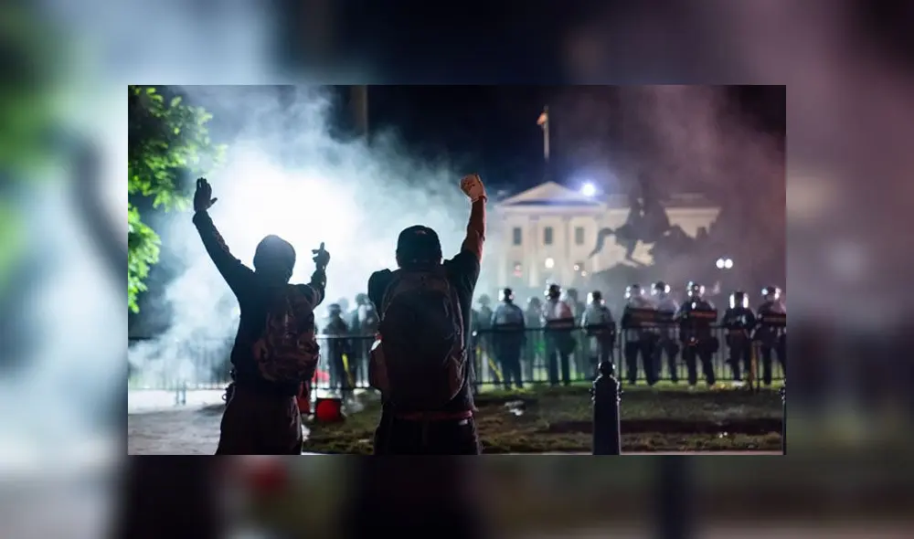 Protestas frente a la Casa Blanca Protestas frente a la Casa Blanca
