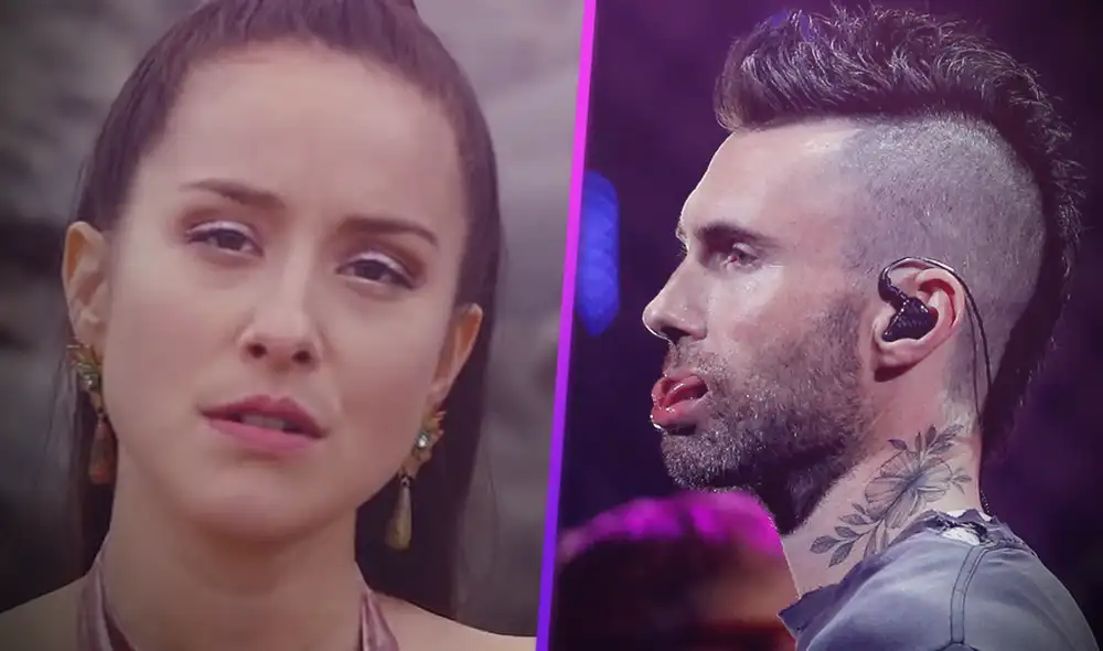 Denise Rosenthal contó infidencias acerca de la criticada actitud de Adam Levine en Viña del Mar 2020. Foto: Composición