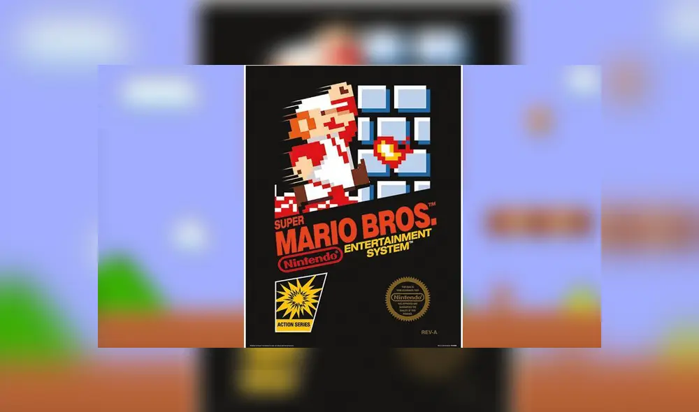Portada de Super Mario Bros para NES. Foto: Captura.